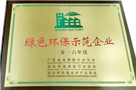 2016年绿色环保示范企业